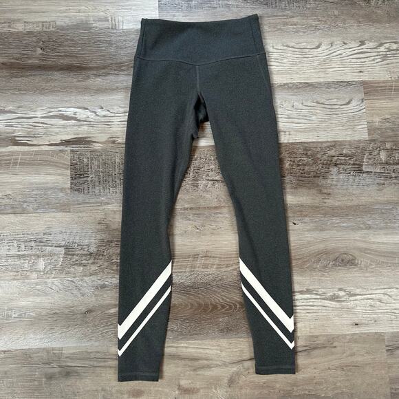 Tory Sport Pants - Tory Sport Gray Chevron Stripe High Rise Leggings XS Athletic Stretch Workout